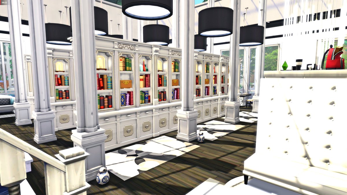 SimmerChase's tweet photo. Here's the double decker library I made as part of my Skywalker Ranch build. I'm really happy with how this turned out. Bright and fresh with touches of Star Wars throughout.
#Sims4 #TheSims #sims #ShowUsYourBuilds #Simsstarwars #simsbuild #thesims4 #simslibrary https://t.co/XFM9JjYKnt