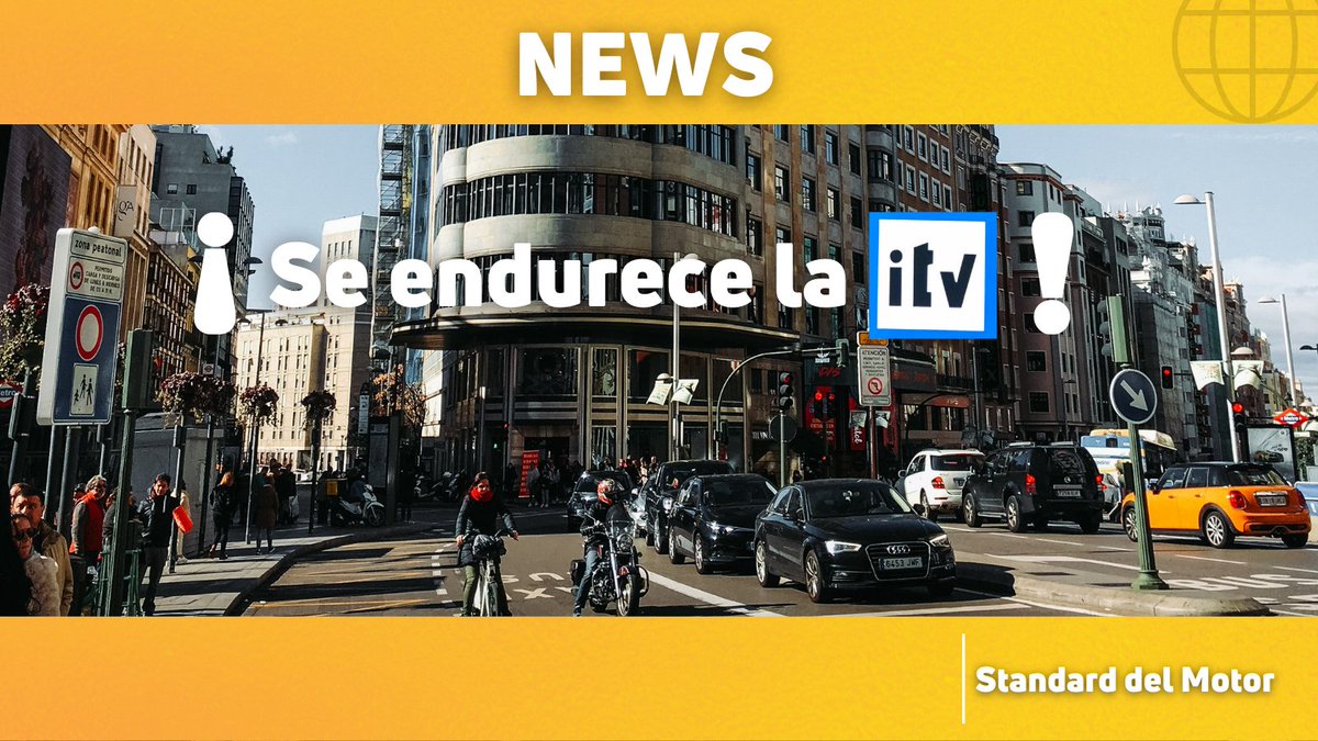 STDMotor_es's tweet photo. Nuevos cambios: Se endurece la #ITV des del 1 junio.

Pasan a ser defectos graves en vez de leves:
✔️ No funcionamiento del ABS cuando no es 
       obligatorio llevarlo
✔️ El desprendimiento de los retrovisores
✔️ Comprobación de datos  

¡Síguenos si te ha parecido interesante! https://t.co/5Maxco5ywc