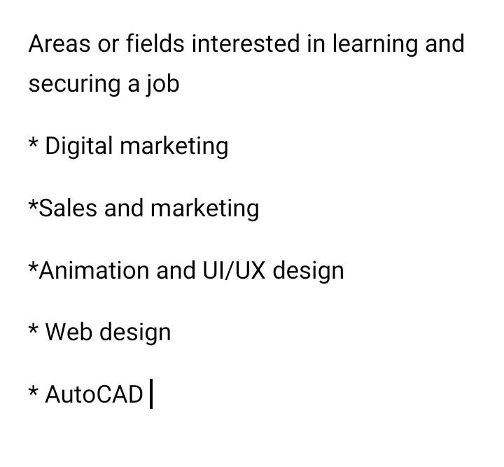 kingMaysun's tweet photo. I'll be more than happy if anyone can help with or refer any of the courses listed below.π
United African Republic| #AskDrNaturesfield #AkinlajaAt71 #InvestWithWebull https://t.co/m8MFHZCK1f