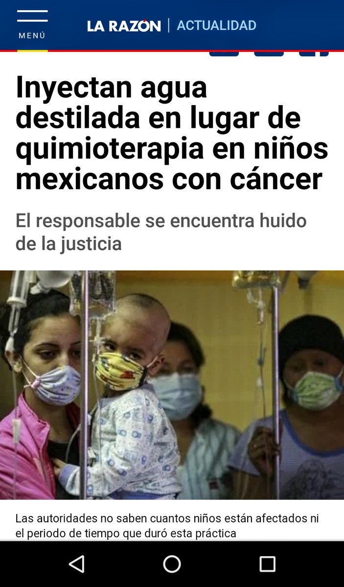 LaBotaDelChairo's tweet image. Leía una nota de "@proceso" en donde algunos padres y madres de niños con #cáncer piden no votar por #morena. 

¡Claro! voten por el #PRIAN, que  inyectaba agua destilada en lugar de quimio a los niños ¿Seguramente les gusta más eso? 

Que poca memoria tienen algunas gentes.😔