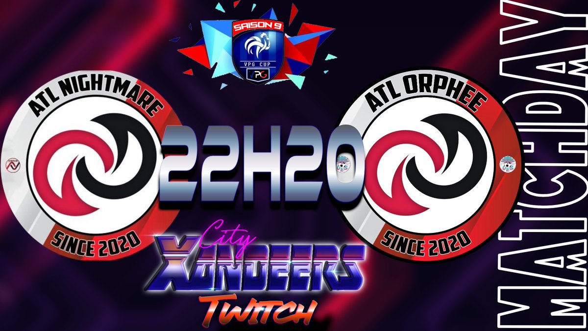 MACHTDAY 2 
🎙🇫🇷 CAST <a href="/VPGFrance_/">VPG France</a> 🇫🇷🎙
22h20

🏆CUP VPG FRANCE 🏆

@ATL__NIGHTMARE vs @ATL_Orphee 

Rdv dès 21h50 On TWITCH : Xandeers974