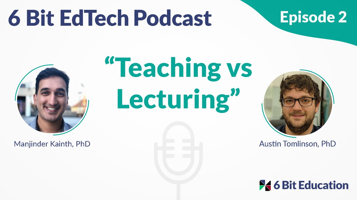 GraideFeedback's tweet photo. It's podcast day!! 🎙️
Have you ever wondered about the differences between #teaching and #lecturing? 

Luckily Austin has experience with both and is here to let us know all the differences 
👉 This podcast is brought to you by #Graide from 6 Bit https://t.co/znGvgBXgPa https://t.co/1WYufV4gNO