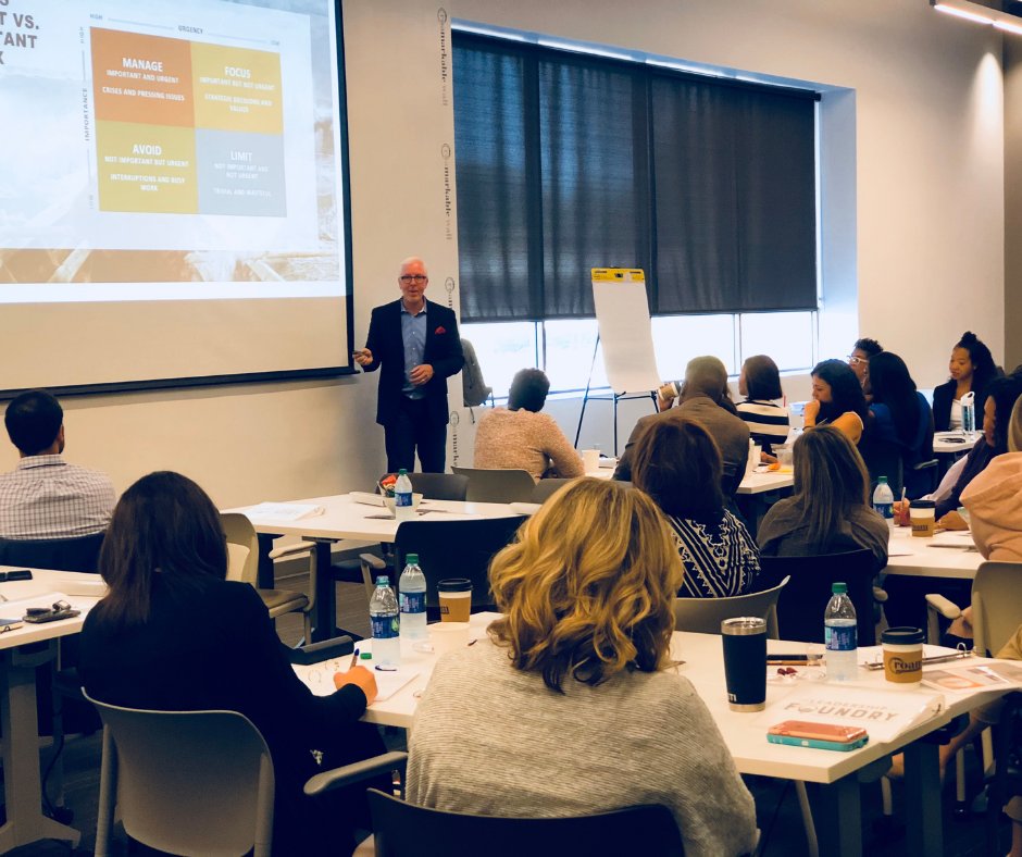 TheWPTherapist's tweet image. Excited to kick off another Leadership Foundry program with my partner Randy Hain on “Instilling Trust &amp;amp; #PsychologicalSafety.” Don’t be fooled by the “soft skills,” friends— they are hard! But we hope to help make it a little easier for this awesome group. #trustformula