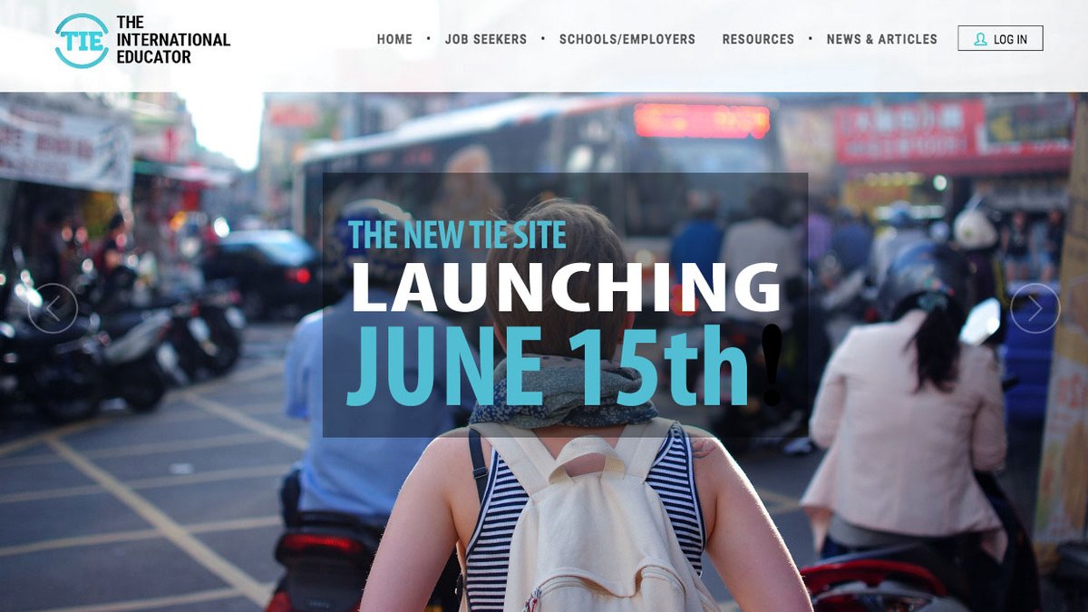 We’re excited to announce that we’ll be launching our new website on June 15th!  This is more than just a new website, it’s a set of tools to advance your #InternationalTeaching career! 
#careerpath #teachingjourney #InternationalSchoolJobs  #TIEonline