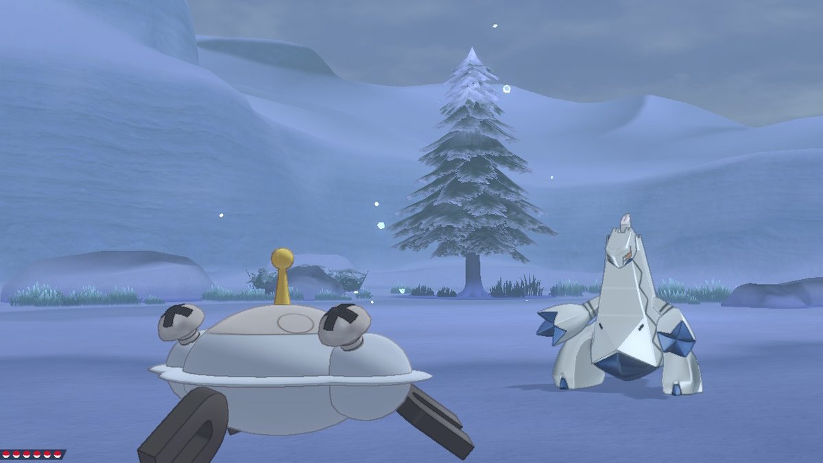 Kint_HS's tweet photo. Et c'est le Duralugon shiny qui tombe après 1387 rencontres! Capture pas forcément évidente sous la grêle. https://t.co/x9UJhlhVC7