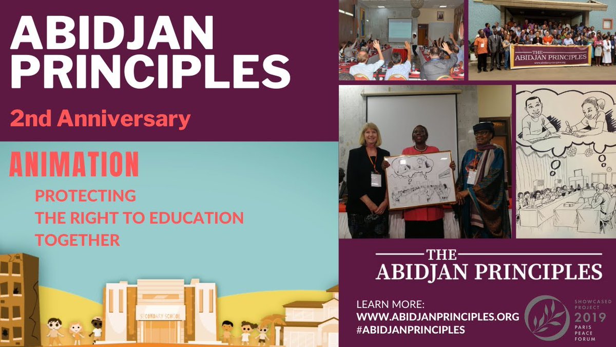 What are the #AbidjanPrinciples (APs)? Check out the video &amp; join us on 15 June at 16:30 CEST to discuss how the APs articulate the #right2education, state obligations &amp; the role of private actors.

Register here: ow.ly/8aI250F20dV
Video on the APs: ow.ly/P6nT50F20ip