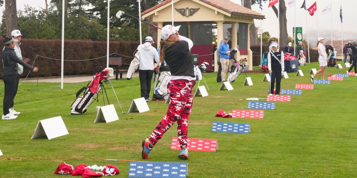 GolfDigest's tweet photo. As the youngest player in the field at 14, Chloe Kovelesky is one of the longest off the tee hitting 280-yard-plus drives: https://t.co/hJRAs2SQGL https://t.co/J1ZMfK1015
