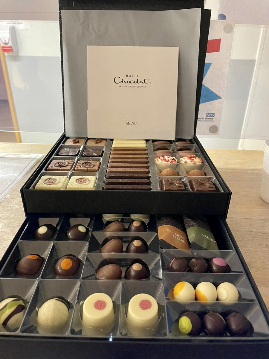 khazaezadeh's tweet photo. Thank you @kierconstruct for your generosity and acknowledging the midwives @GSTTnhs contributions to women’s &amp; babies health, the delicious chocolates @HotelChocolat were much appreciated @EvelinaLondon @MidwivesRCM @avey_bhatia @MarianRidley https://t.co/uKVgA7GgOP