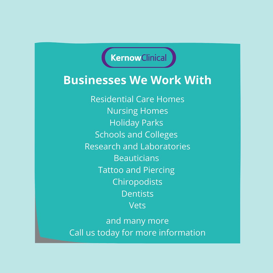 We work closely with businesses from a variety of different sectors. If you are looking for help with your clinical waste needs, then look no further than Kernow Clinical. Contact us today to discuss your requirements. Call us on 01209 212545 or visit our website #cornishbusiness