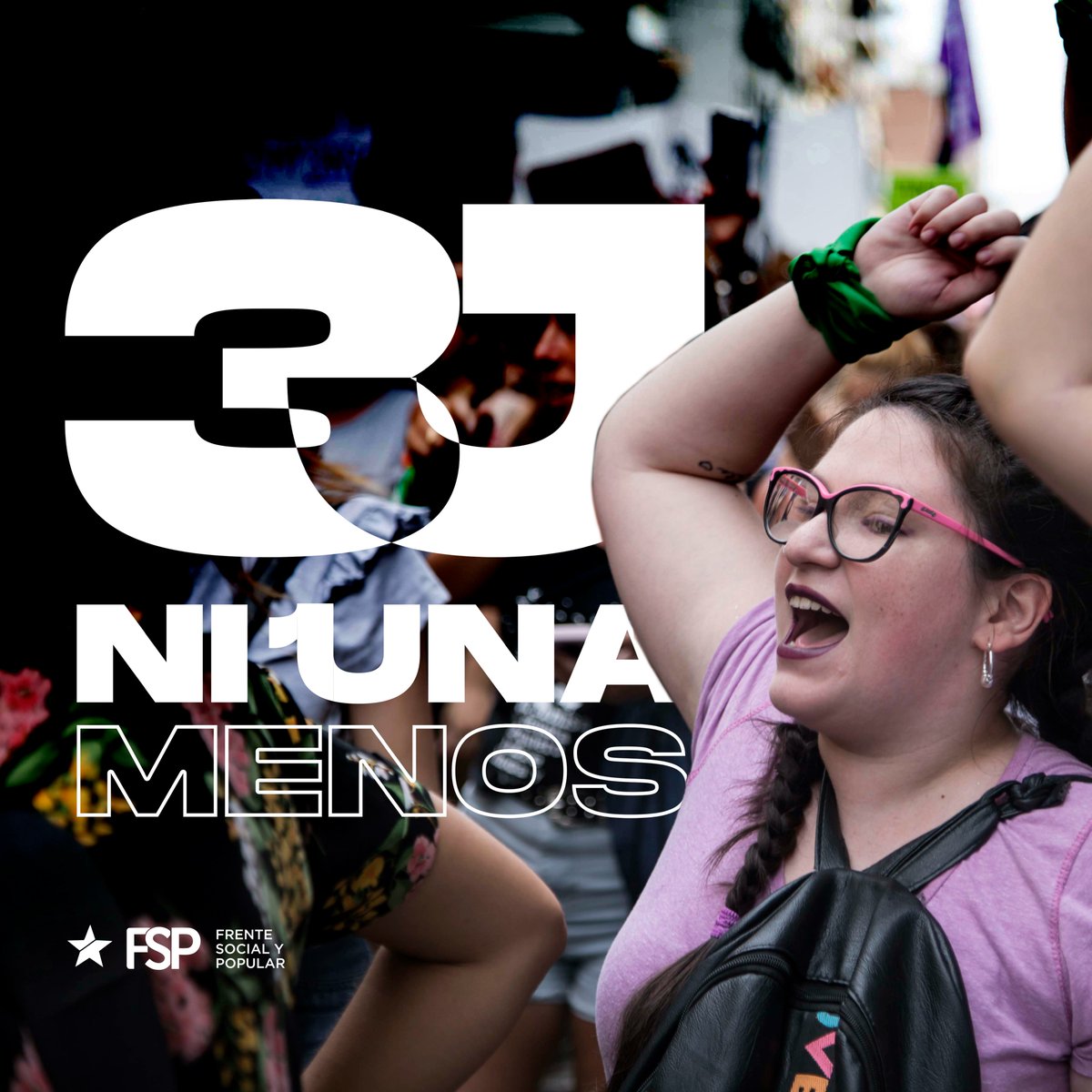 #3J #NiUnaMenos 

6 años del grito colectivo bisagra en las luchas del movimiento feminista donde la agenda de los feminismos adquirió una centralidad en la escena social

Sin poder estar en las calles, pero con la fuerza de todos estos años x q adentro y afuera el machismo mata.
