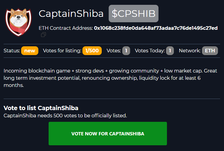 CaptainShiba Token | $CPSHIB #CPSHIB tweet media