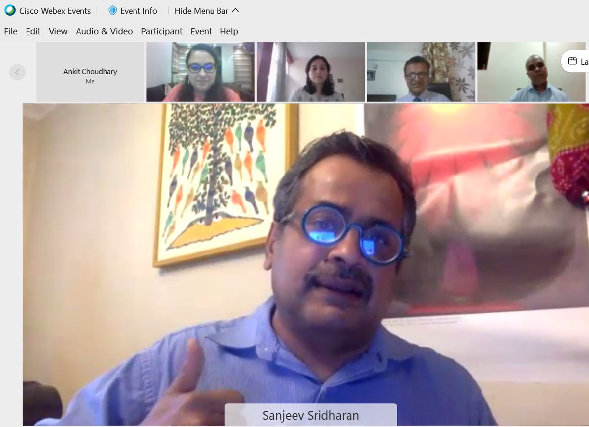 ch93ankit's tweet photo. We are joined by Prof. Sanjeev Sridharan (Country Lead BMGF),@asela_srilanka (Asia Pacific Evaluation Association),@ShagunSabarwal (Director, @JPAL_SA), and Alok Mishra (DDG,@DMEO, NITI Aayog).

The session is being moderated by Dr. Shweta Sharma @ #GLOCALEVAL2021 @GEI_GlobalEval https://t.co/JjoZSvk5Ga