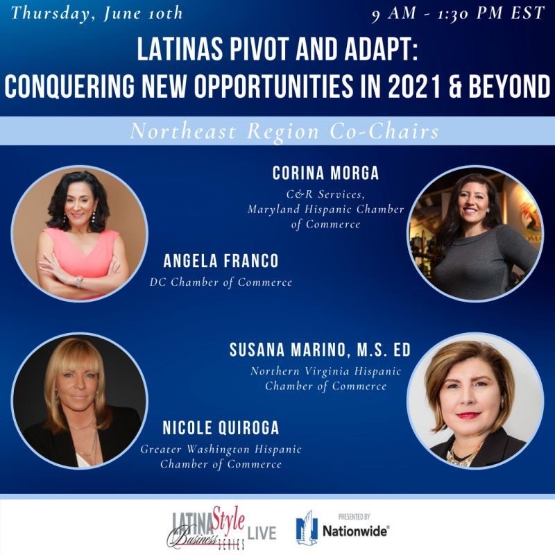 GWHCC's tweet photo. #joinGWHCC's @GWHCCNicole and fellow co-chairs on June 10th at 9:00 am to celebrate the entrepreneurial spirit of Latina business owners. 

Presented by @LATINAStyleMag and @Nationwide 

Register today and don't miss out: https://t.co/6G3vDAxsay

@dcchamber @MDHispanicCC @novahcc https://t.co/IE70FX8Elx
