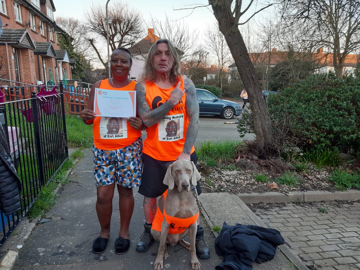 PotterWalk's tweet image. Wow, Lemmy and I are so touched by the generosity we've seen while raising donations for @MSAtrust . We raised a whopping £3161 for  @MSAtrust in memory of our dear friend Earl. 
#charitywalks #PottersWalks #MSAwareness