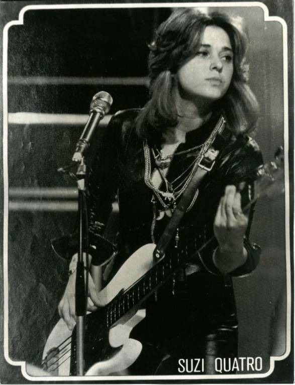 Happy Birthday to a true rocker! The mini leather dynamo, Suzi Quatro! \"Rock n\ Roll! It\s the music of puberty\" 