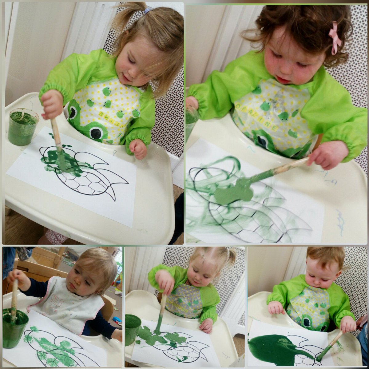 buttonsdaycare's tweet photo. Baby Room have had a turtle-lly awesome time creating their own turtles as part of our 'I Have A Little Turtle' display board! 🐢🐢 #Littleturtle #displayboard #songofthemonth #nurseryrhyme https://t.co/EM2C9EfnNI
