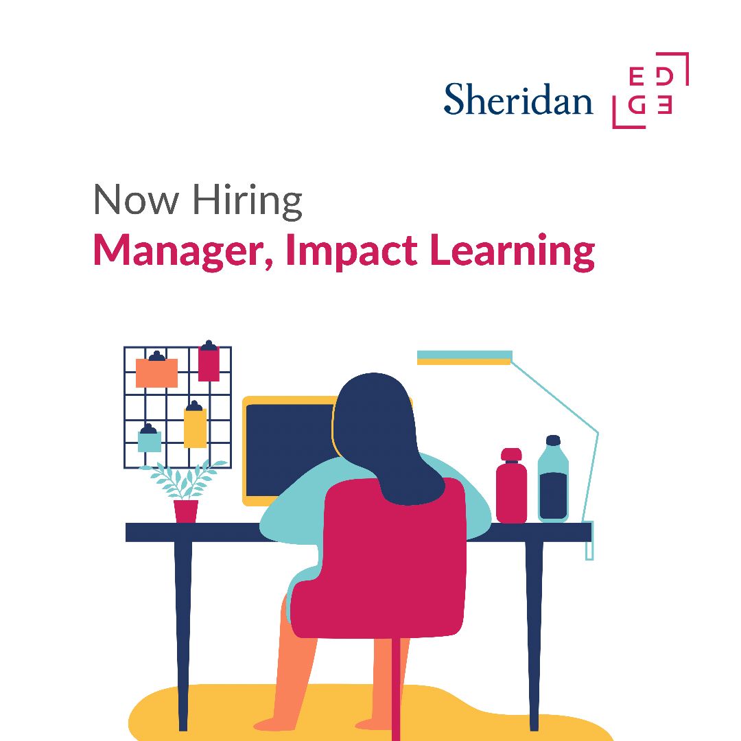 EDGE_Sheridan's tweet image. We’re hiring! EDGE is looking for a Manager, Impact Learning.

If you’re passionate about impact, supporting startups and designing signature experiences, we want to connect with you!

Apply or learn more: bit.ly/3fKOqqu

#NowHiring @SheridanCollege @Sheridan_CC