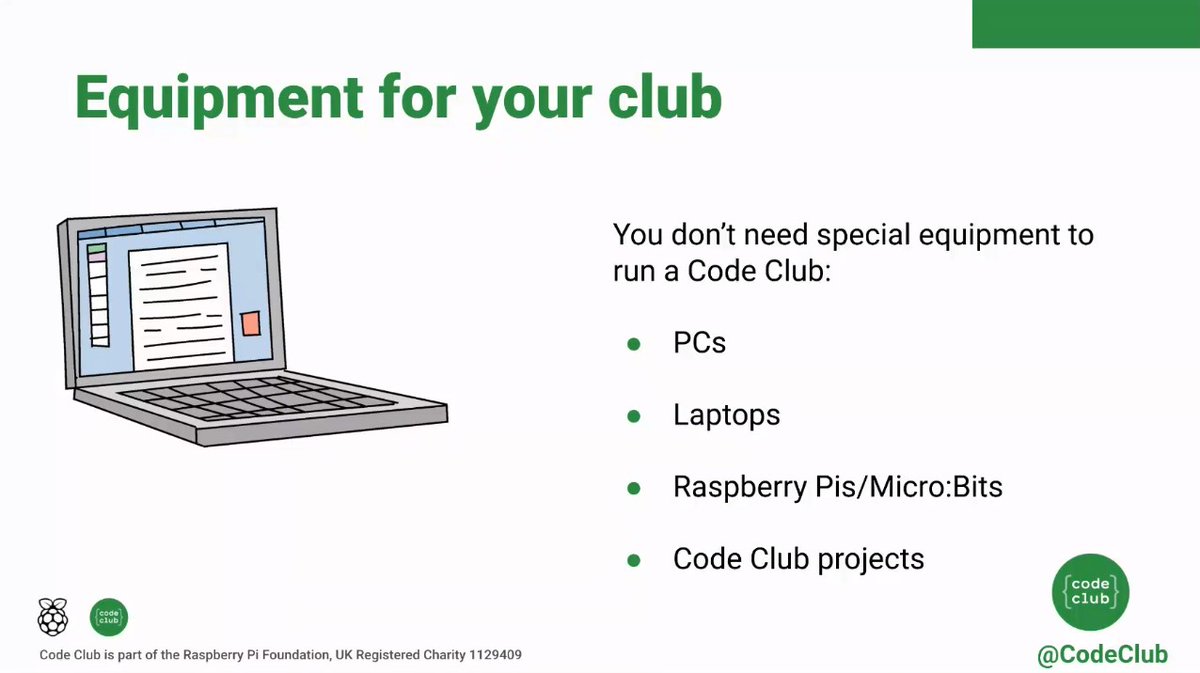 CrumptonN's tweet image. You don&apos;t need special kit to run a @CodeClub 
#teachcompfest2 #TeachComputingFest2