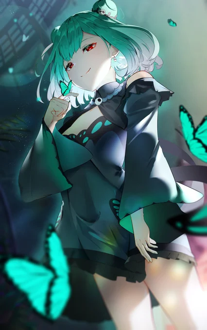 ホロライブ・オルタナティブ🦋るしあ #絵クロマンサー 