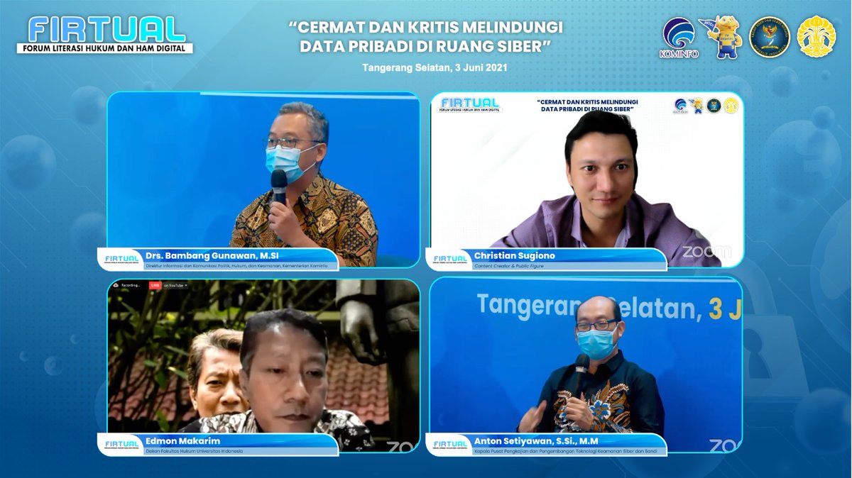 DitjenKPM's tweet photo. Hai Sobatkom.
Teknologi informasi melalui internet membuka banyak kesempatan dalam pengembangan pertukaran informasi dan menjalankan aktivitas digital. Namun, hal ini juga membuat risiko penyalahgunaan data pribadi menjadi semakin besar. #FIRTUAL #PerlindunganDataPribadi https://t.co/uO5H3mV9Q6