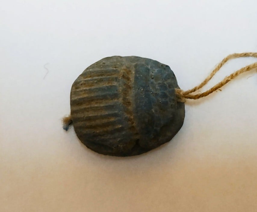 #MuseumWeek2021 #EurekaMW It is women jewelry of Egyptian origin called “scarab”. Firstly in Ukraine it was found at the place of the location of the early Slavic cultures (Zarubintsy culture of the III century BC – II century AD)