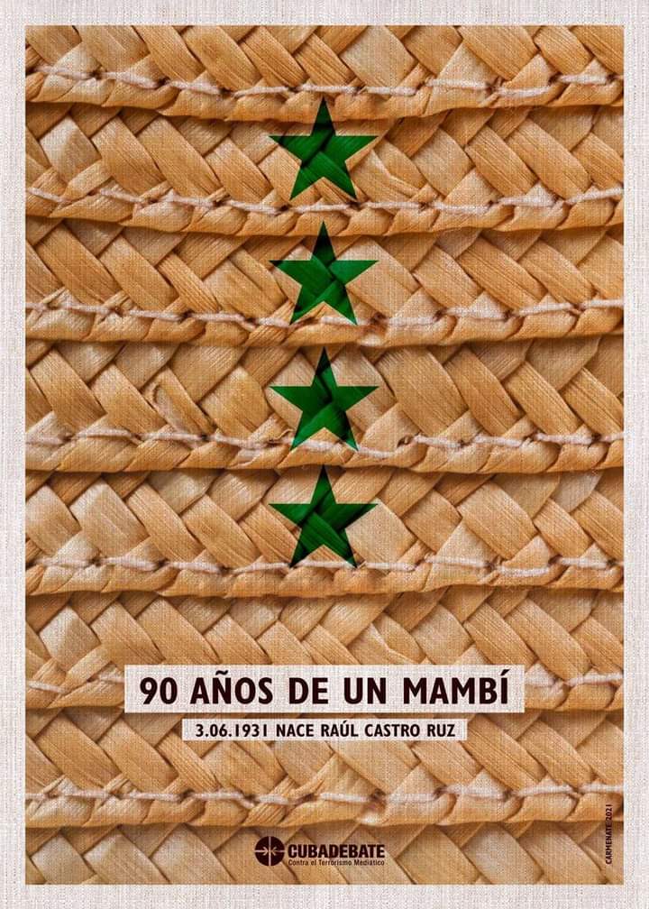 🇨🇺 Raúl Modesto Castro Ruz había nacido el 3 de junio de 1931 en Birán, cuarto hijo de doña Lina Ruz y don Ángel Castro. Raíces cubanas y gallegas, sangre inquieta, corazón inmenso y lealtad a prueba de hecatombe. 
  🔴¡ Muchas Felicidades a este mambí!