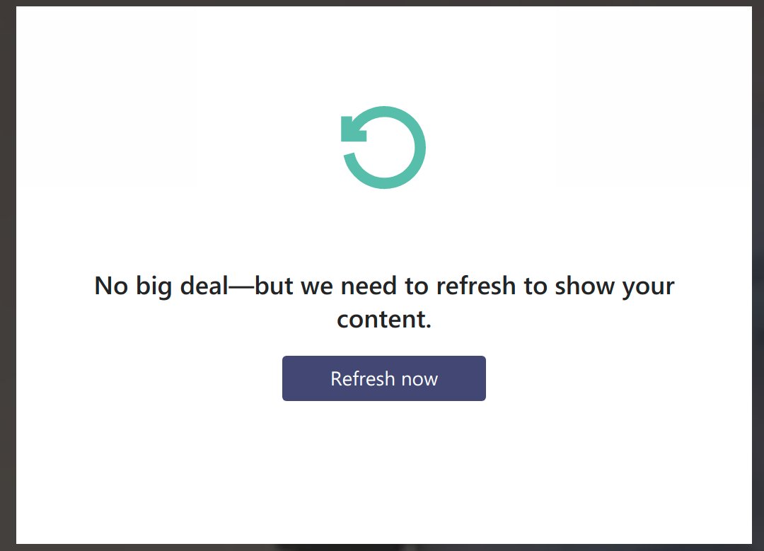Microsoft Teams acting up