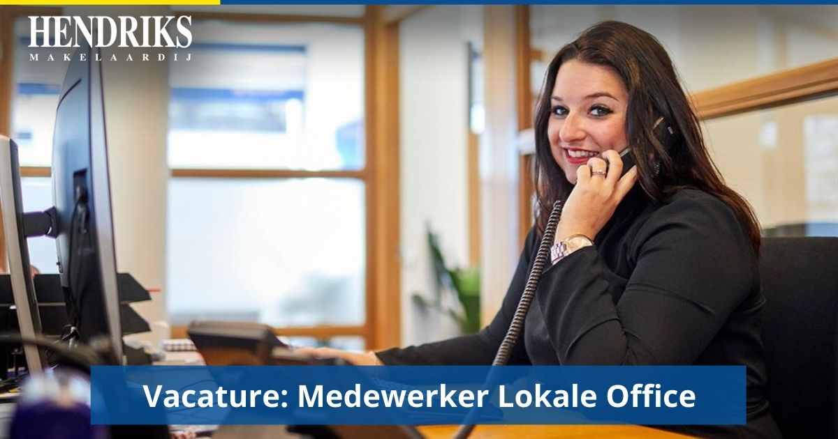 Kom ons team versterken als Medewerker Lokale Office in Amersfoort!

Je ondersteunt de makelaars, beheert de kantooragenda, maakt afspraken en onderhoudt de Facebookpagina van dit kantoor. Kortom, een veelzijdige functie! 

Solliciteer nu! 💪

bit.ly/3phMnxn