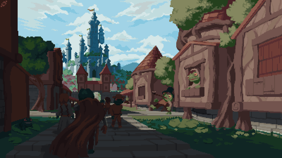 Aaroneye's tweet photo. Kingdom of Frogs - Remake

#aseprite #pixelart #pixel #vacaroxa https://t.co/zmpB5foFkZ