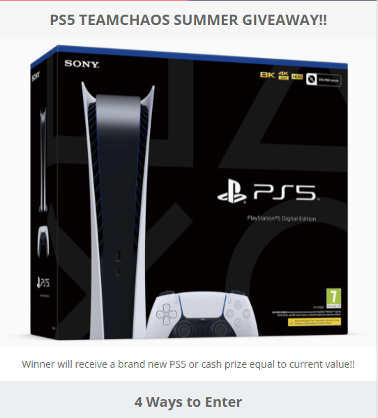 Someone is getting a new #PS5 this summer 🎮

Enter here bit.ly/3uf8t4D
RT for a BONUS ENTRY 👊