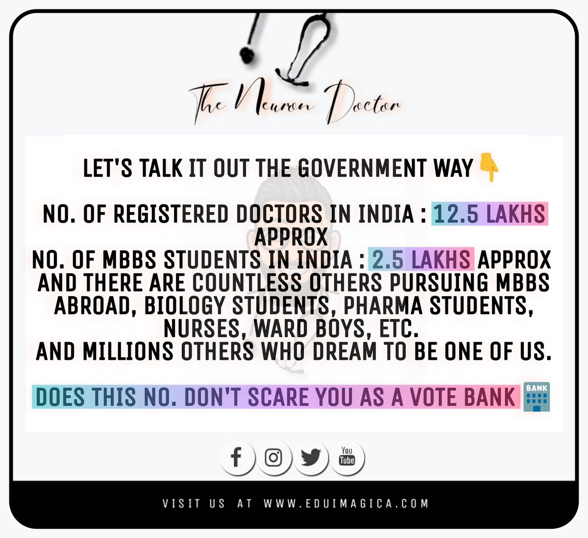 thedocenroute's tweet photo. WE'RE AGAINST VIOLENCE ✋
PLEASE FORM A STRICT LAW🙏
#savedoctorsagainstviolence 
#violenceagainstdoctors 
@FordaIndia @imajdnnational @thewittydoctor_ @beingdoctor
@Sarkaridoctor12 @IMAIndiaOrg @aiims_newdelhi @drharshvardhan
@DrHarjitBhatti @DrDhruvchauhan @boneteacher https://t.co/LUKoPsF9DQ