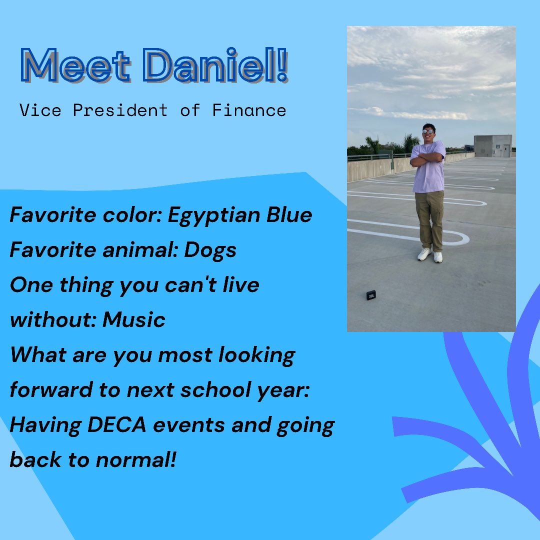 cghsdeca's tweet photo. Meet Daniel! https://t.co/TNWfLpozuG