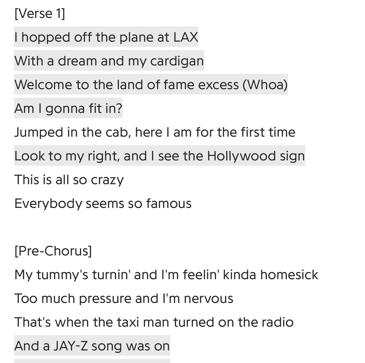 why does party in the usa look like it was written by phoebe bridgers