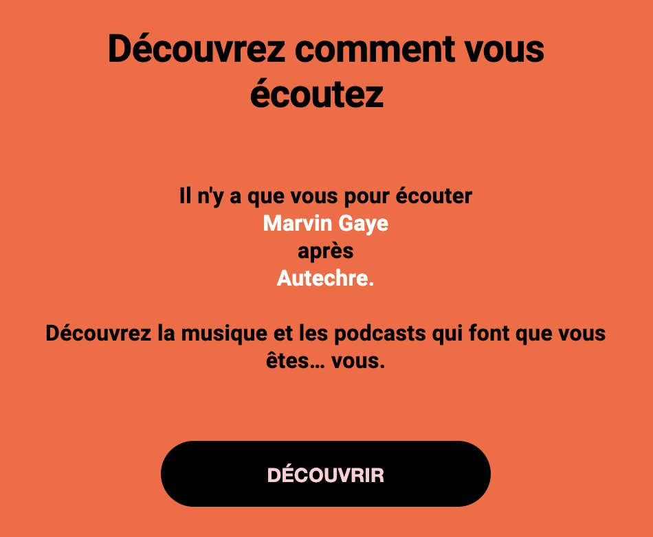 Is it really that uncommon to listen to Marvin Gaye after Autechre <a href="/spotifyfrance/">Spotify France</a> ? 😏