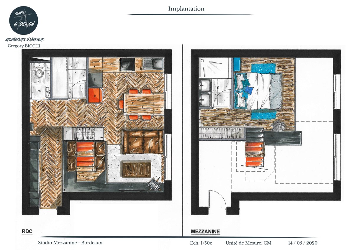 GregDesign33's tweet image. Aménagement d’un Studio avec Mezzanine 53m² - Phase APD

Implantation

#dessinalamain
#deco #decorationinterieur #architecture #agencement #architectureinterieure #decoration #interiordesign #interior #interiorarchitecture #industrielle