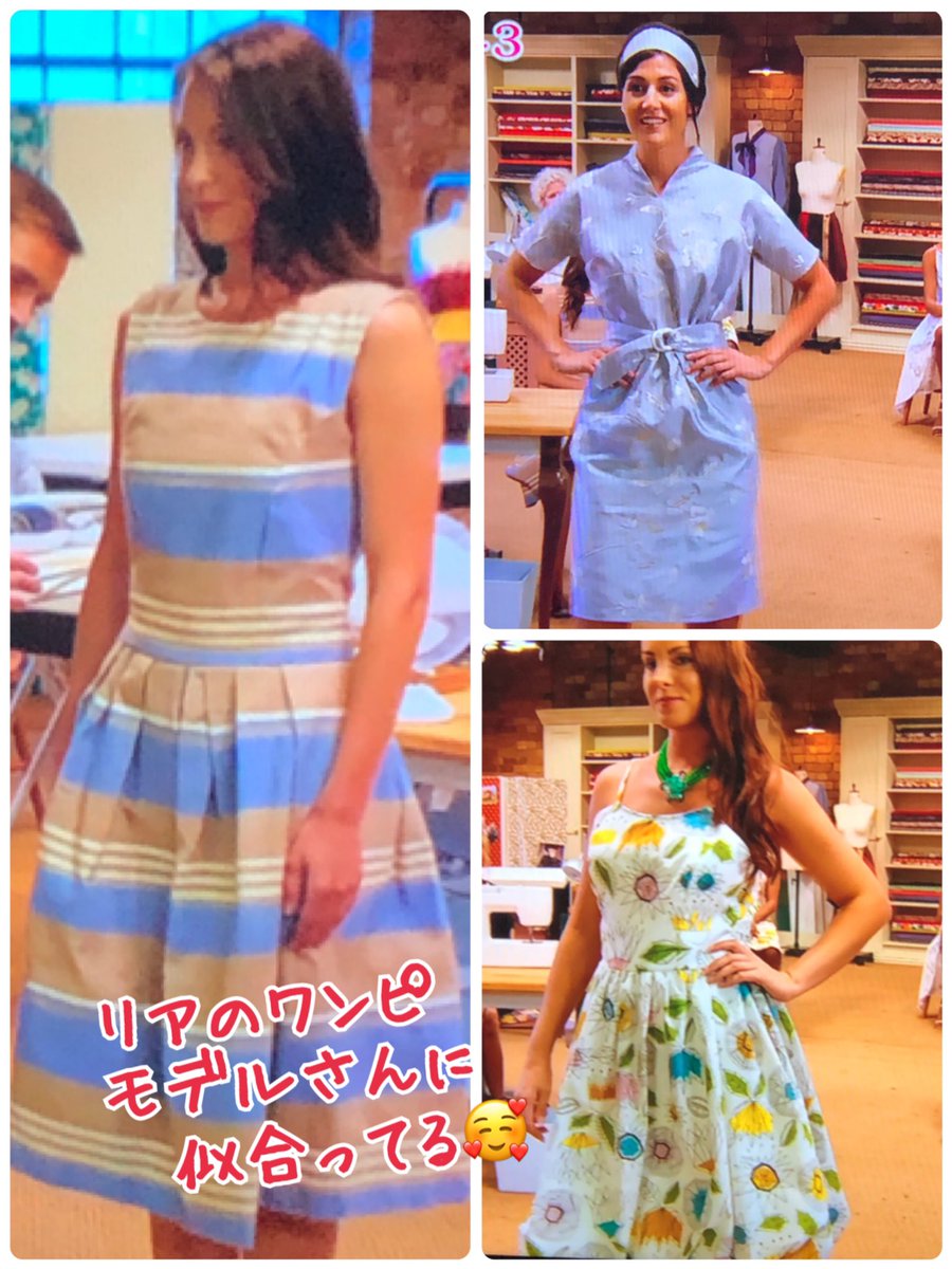 さかなさん カーテンや日除けからのリメイクワンピースどれも可愛かった ジュリエットのワンピはシルエットが綺麗 メルセデスのワンピも可愛いかったけど前の2課題が苦戦したからなぁ いよいよ厳しい戦いになってきた ソーイングビー