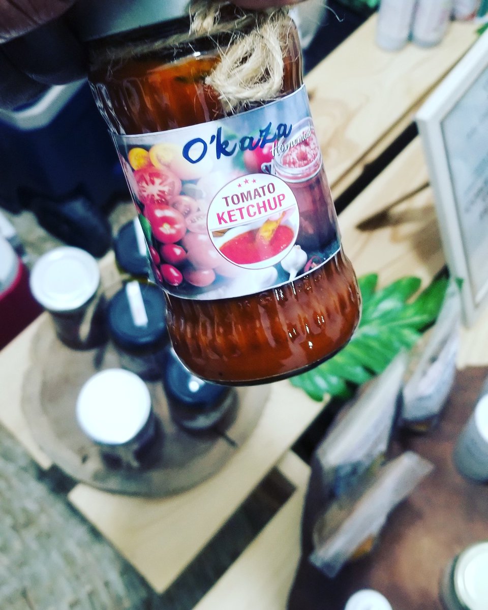 MIGproducts's tweet photo. Gambian home made Tomato ketchup available @GamChamber  trade  fair stall 180. 

Produced by: O'kaza 
#fekamatradefair2021 
#thegambia https://t.co/ewrhYfYJth