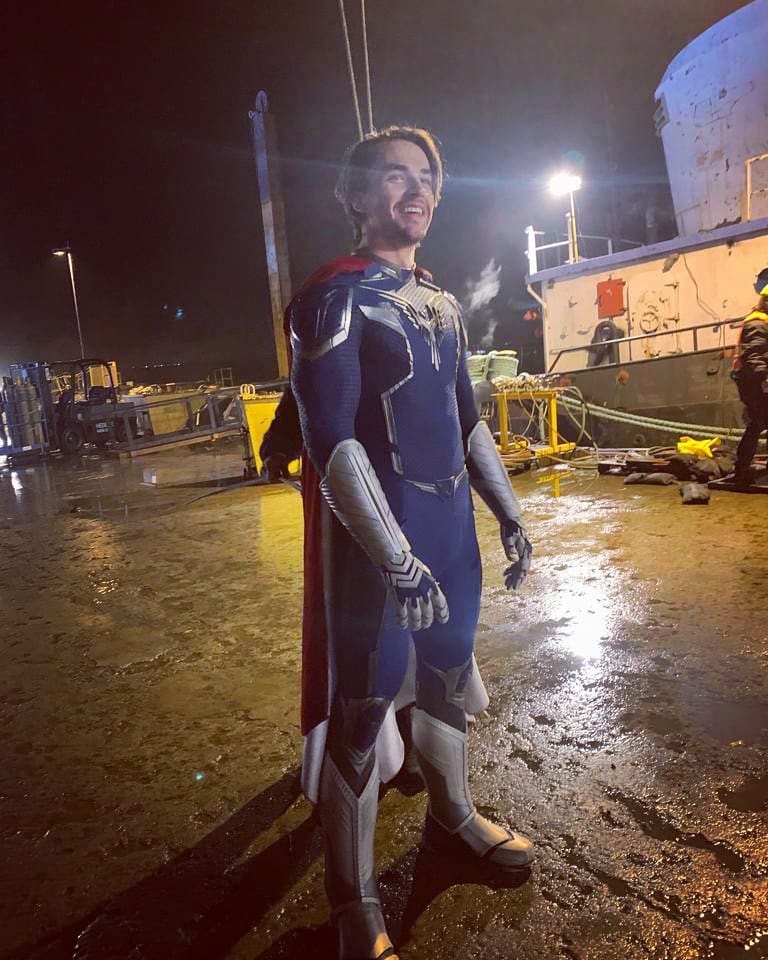 To every single person involved in #JupitersLegacy; we should be incredibly proud of what we created. Thank you to <a href="/netflix/">Netflix</a> for the opportunity.Thank you to <a href="/mrmarkmillar/">Millarworld</a> for creating this show. Thank you to <a href="/stevendeknight/">Steven DeKnight</a> for taking a chance on a nobody! 
Thanks for watching 🦸‍♂️