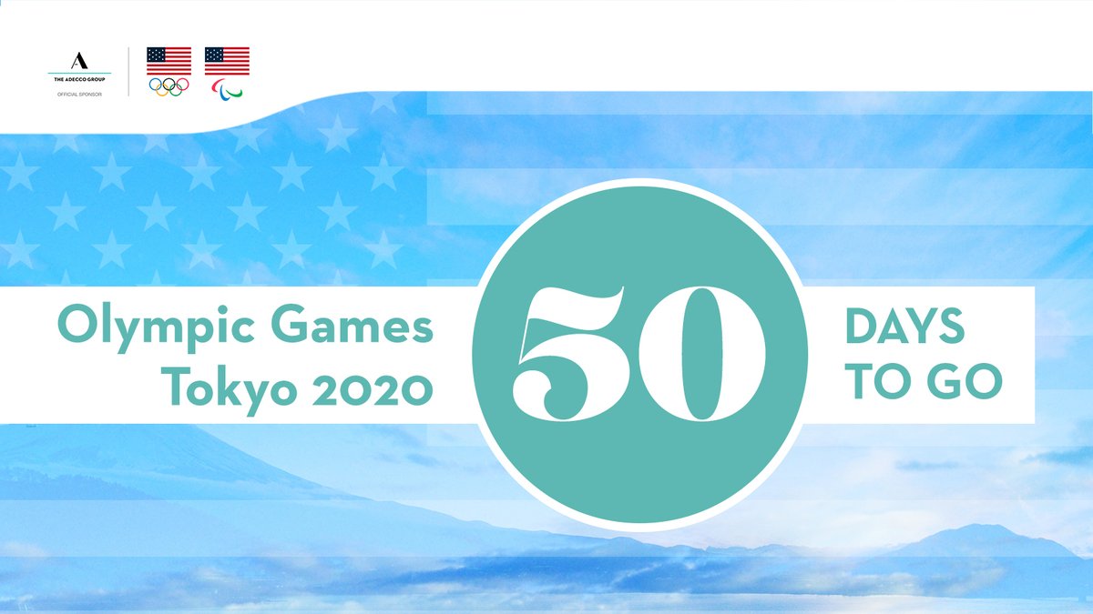 The countdown continues and so does our work to support athletes on and off the field of play. In 50 days, we’ll celebrate the athletes of <a href="/TeamUSA/">Team USA</a> at the #TokyoOlympics