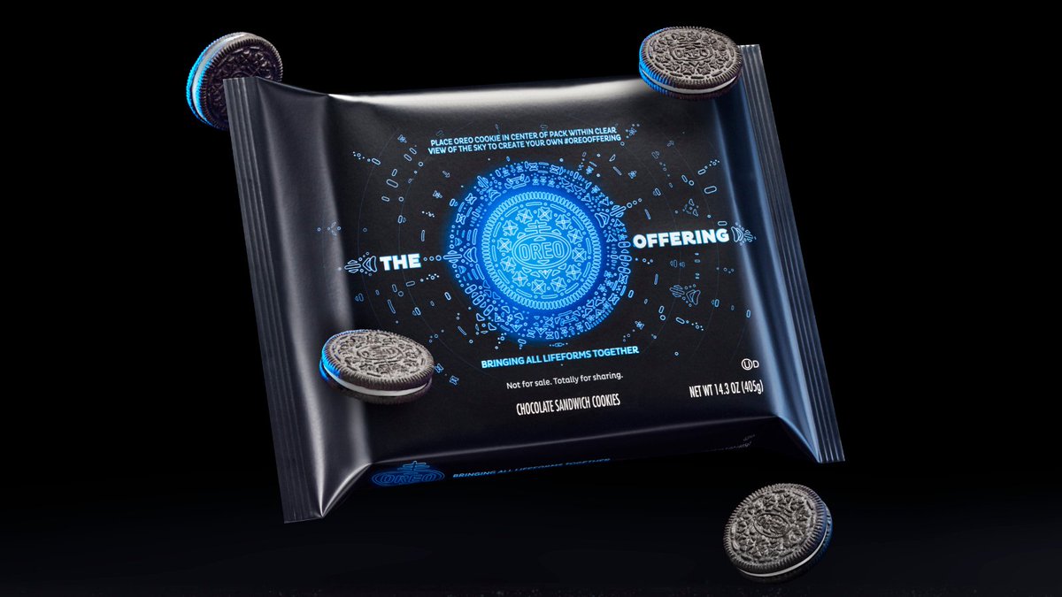 When the ETs come back for more OREO Cookies, be ready with your own Limited Edition Offering Pack (while supplies last) at oreo.com/theoreooffering. #OREOOffering 👽