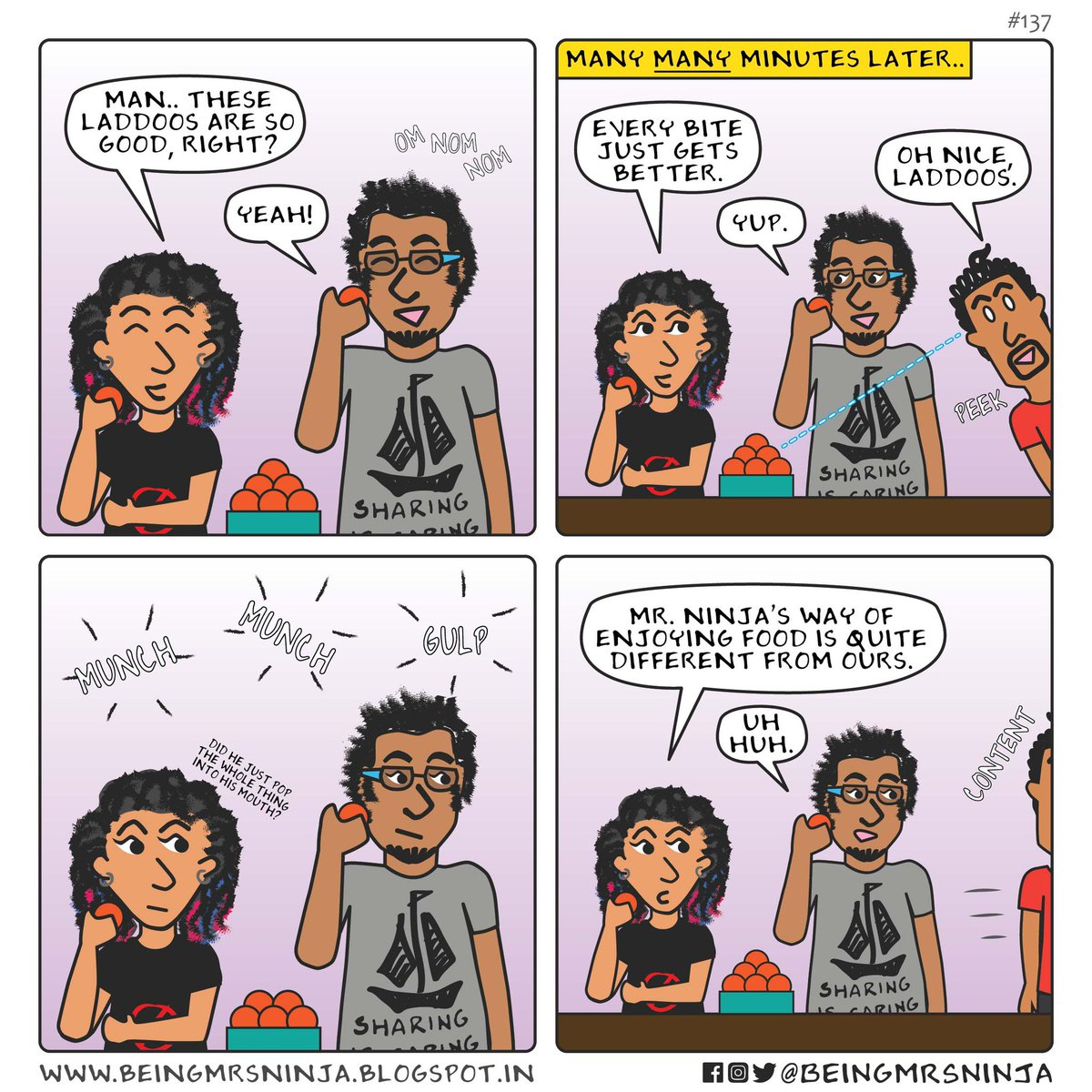BeingMrsNinja's tweet photo. 3 second rule, but different :) Respect Others’ Food-related Choices!  #BMNThursdays #BeingMrsNinja #BMNSeason6 https://t.co/adxTvJoJR0
