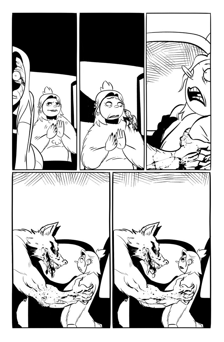 robsaucedo2500's tweet image. Texas reporter goes undercover at a FurCon to track down a werewolf preying upon attendees. Lycanthropy as a metaphor for personal, career stagnation. Also, literal lycanthropy too. 

B&amp;amp;W horror-comedy graphic novel. Art by Debora Lancianese. Letters by Jack Morelli. #PitMad #GN