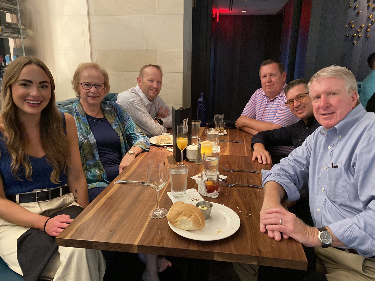 timerack's tweet image. Timerack celebrating its first year as an independent company continues as part of the east coast team enjoys dinner after a day of planning.

See what’s new at Timerack.com

#timeandattendance #payrollintegration #hr