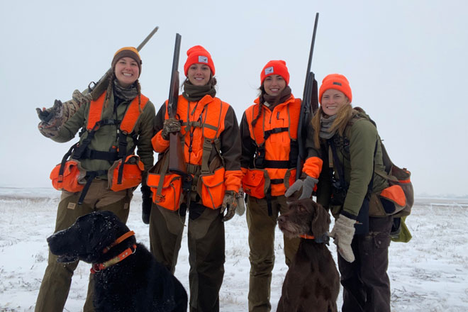 LATE SEASON WITH THE LADIES: We may be headed into the first heat wave of the summer, but <a href="/erica_k_hill/">Erica Hill</a> is reminiscing about a winter South Dakota pheasant hunt with friends bit.ly/3iaINnj w/ <a href="/southdakota/">Travel South Dakota</a> <a href="/SDGameFishParks/">SD Game Fish & Parks</a> <a href="/SDPheasants/">South Dakota Pheasants Forever</a> @nodakpf #WomenOnTheWing