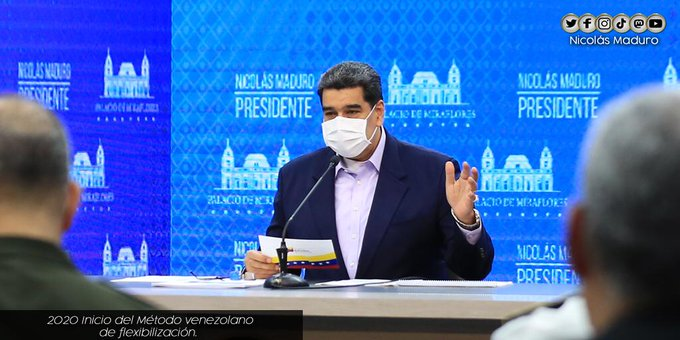 #LoDijo <a href="/NicolasMaduro/">Nicolás Maduro</a> | "El 7+7 es el método perfecto que nos ha permitido garantizar la estabilidad, la recuperación económica y el control de la Pandemia". #InassSeguridadSocial #InvenciblesHoy <a href="/Maga_Vina/">Magally Viña</a> <a href="/vmsfelicidad/">Viceministerio para la Suprema Felicidad Social</a> <a href="/ViceSocialT_ve/">Vice Social y Territorial</a>