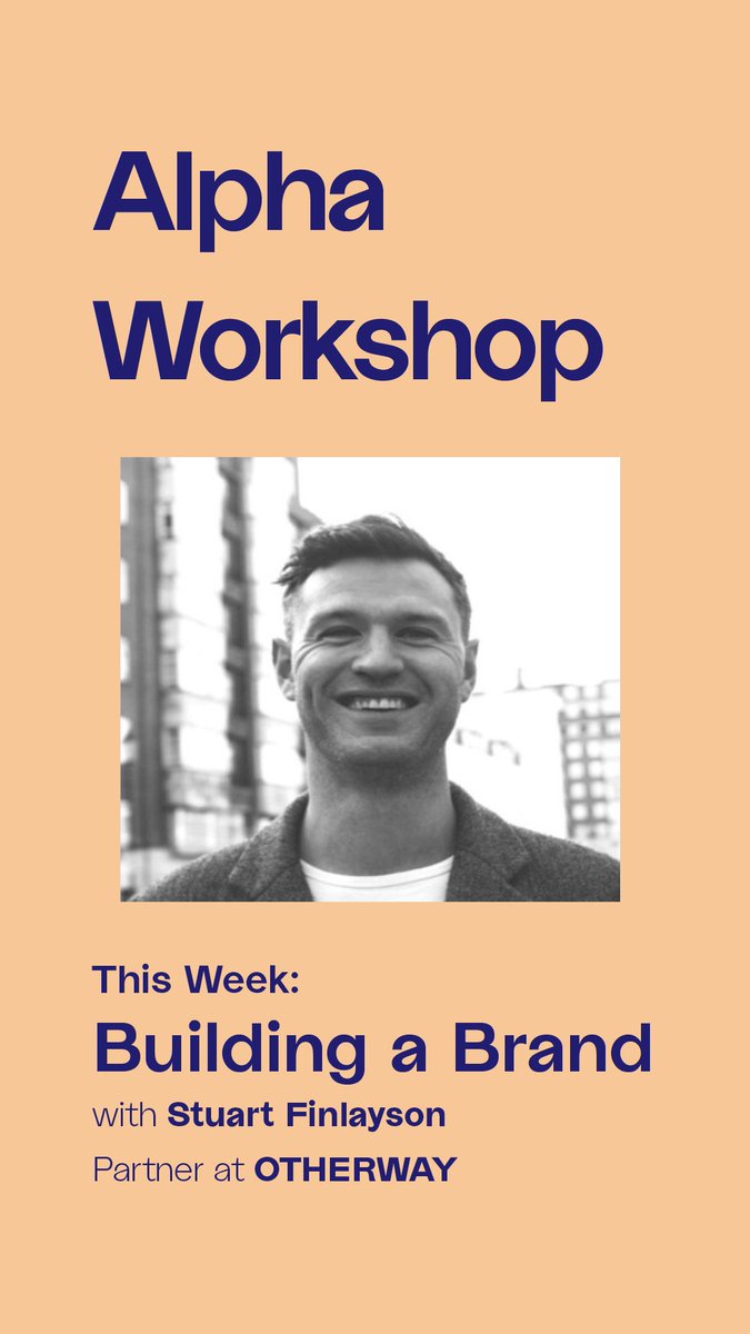 huckletree's tweet image. Our #AlphaAccelerator Workshop this week focuses on #brandbuilding and features Stuart Finlayson, partner at celebrated London agency, OTHERWAY. #thefutureissustainable #sustainabilityaccelerator