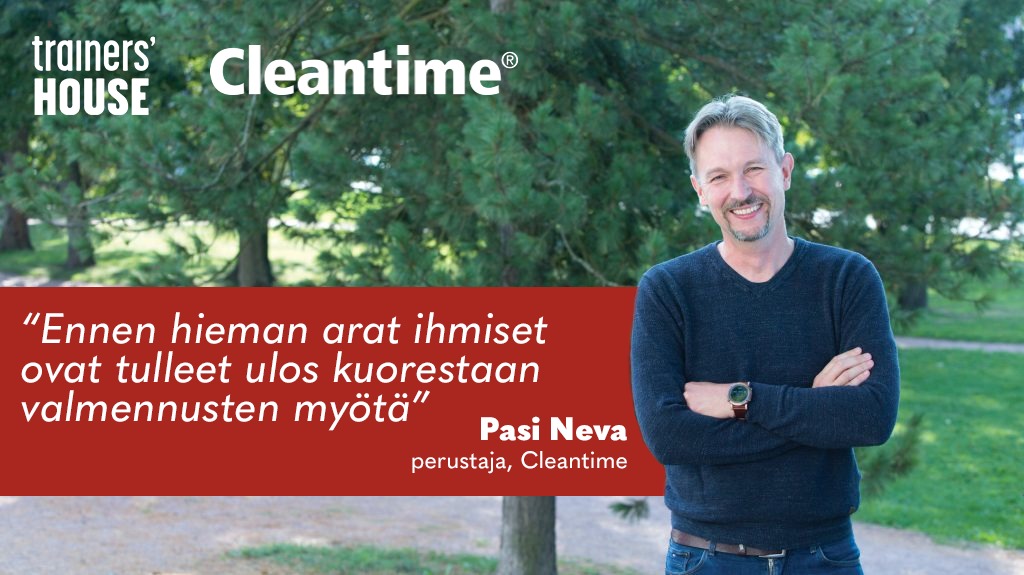 "Toimihenkilöporukamme jo ennestään pieni vaihtuvuus on muuttunut mitättömään vaihtuvuuteen, joka on todella positiivista", Cleantimen perustaja Pasi Neva kertoo.

Lue koko case Cleantimen esimiestyön kehittämisestä: hubs.li/H0PwKDK0