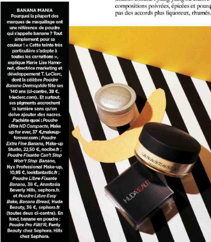 Du soleil ☀, de la bonne humeur, et surtout de la banane 🍌 !! Et oui, notre poudre libre Banane <a href="/TLeClercParis/">T.LeClerc</a>  est dans le grand <a href="/GALAfr/">Gala</a>  cette semaine !
#tleclercparis #loosepowder #poudre #teint #culte #mythique #banana #beaute #makeup #gala #presse