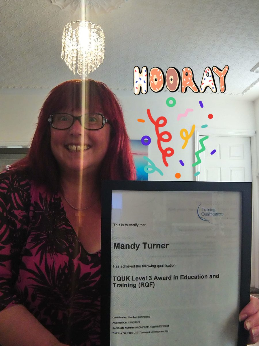MandysReiki's tweet photo. L3 #education and #training #teacher #tutor #reikimasterteacher #reikimaster #getintoteaching #RQF #TQUK #CTCtraining waaahhhooo!!!! #teach #inspire #zoomclass #mandysreiki #mandysworld #mandyturner https://t.co/4HQ4GQ7pAg