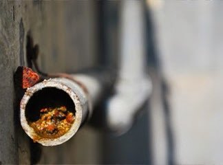 F3_Goodman's tweet image. Don’t let this happen to you! When is the last time you had your drain line flushed? Alga and rust can build up and clogged your drain line. Here at Done Wright Heating &amp;amp; Air, flushing drain lines is part of our Routine Maintenance. 864-554-2356 (text is best)